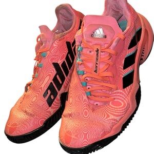 Adidas Mens Tennis Barricade GW5031 2022 Sneakers Athletic Shoes Sz 8.5